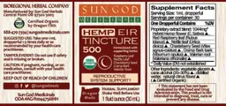 Hemp Eir Tincture 500 Reproductive Syste