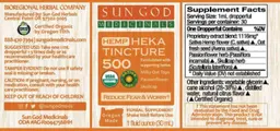 Hemp Heka Tincture 500 Sativa Day