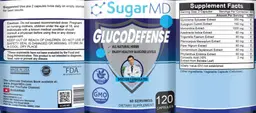 Label for GlucoDefense