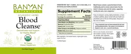 Label for Blood Cleanse