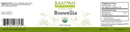 Label for Boswellia