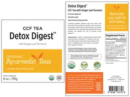 Label for CCF Tea Detox Digest
