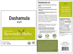 Label for Dashamula Powder