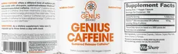 Label for Genius Caffeine