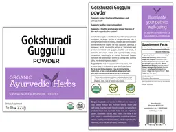 Label for Gokshuradi Guggulu Powder
