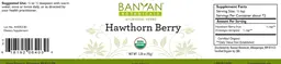 Label for Hawthorn Berry