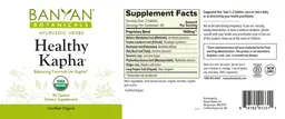Label for Healthy Kapha