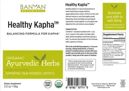 Label for Healthy Kapha