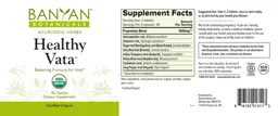 Label for Healthy Vata