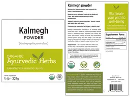 Label for Kalmegh Powder