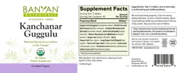 Label for Kanchanar Guggulu
