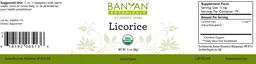 Label for Licorice