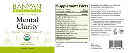 Label for Mental Clarity