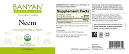 Label for Neem