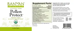 Label for Pollen Protect