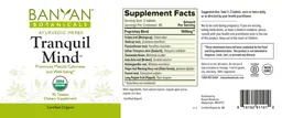 Label for Tranquil Mind