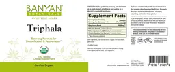 Label for Triphala