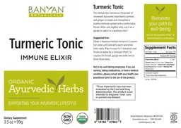 Label for Turmeric Tonic