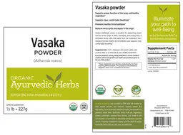 Label for Vasaka Powder