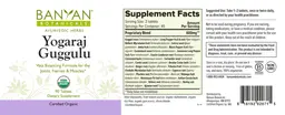 Label for Yogaraj Guggulu