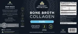 Label for Bone Broth Collagen Vanilla