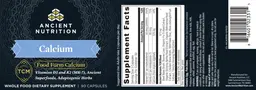 Label for Calcium
