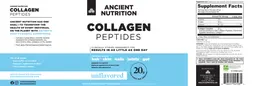 Label for Collagen Peptides Unflavored