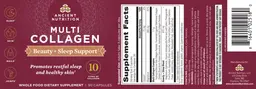 Label for Multi Collagen Beauty + Sleep Support