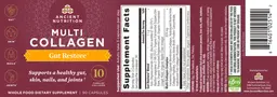 Label for Multi Collagen Gut Restore