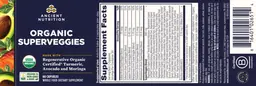 Label for Organic Superveggies