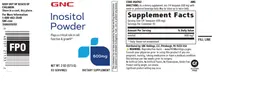 Label for Inositol Powder 600 mg