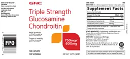 Label for Triple Strength Glucosamine Chondroitin 750 mg/600 mg
