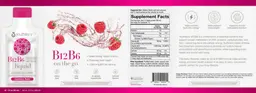 Label for B12B6 Raspberry Flavor