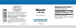 Label for Niacin 100 mg