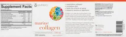 Label for Marine Collagen 2,500 mg