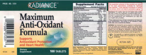 Maximum Anti-Oxidant Formula