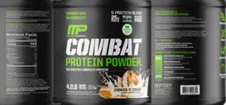 Label for Combat Powder Cookies 'N' Cream