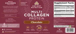 Label for Multi Collagen Protein Chocolate