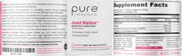 Label for Just Relax Cherry