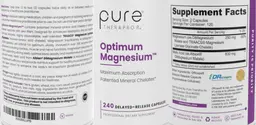 Label for Optimum Magnesium