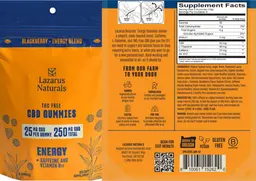 Label for Energy CBD Gummies