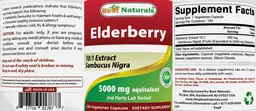 Label for Elderberry