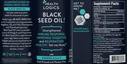 Label for Black Seed Oil!