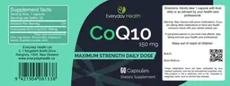 Label for CoQ10 150 mg