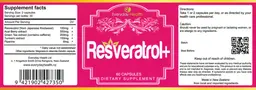 Label for Resveratrol+