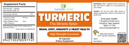 Label for Turmeric