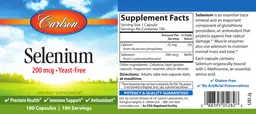 Label for Selenium 200 mcg