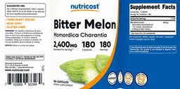 Label for Bitter Melon