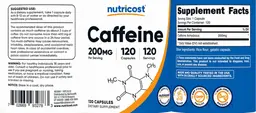 Label for Caffeine 200 mg