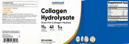 Collagen Hydrolysate 11 g Unflavored